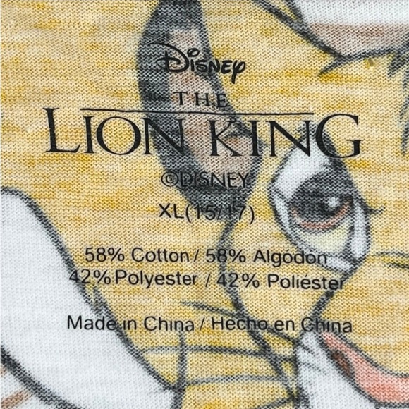 ❤️ DISNEY The Lion King Muscle Tank Top Simba Timon Pumbaa Disneybounding - Picture 7 of 9